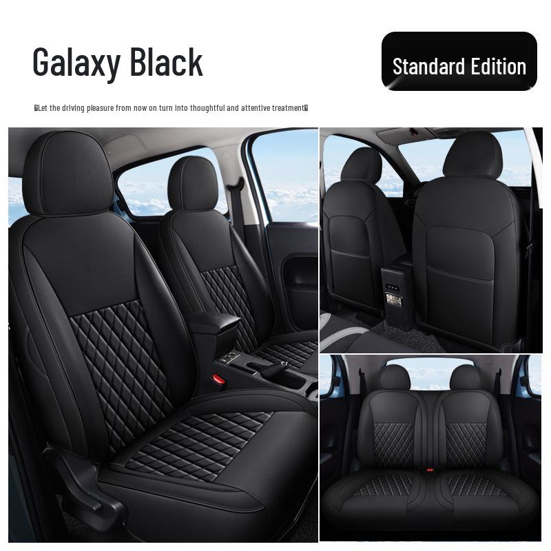 Universal Wear-Resistant Leather Seat Cushion for ORA Cars - Four Seasons Special Edition