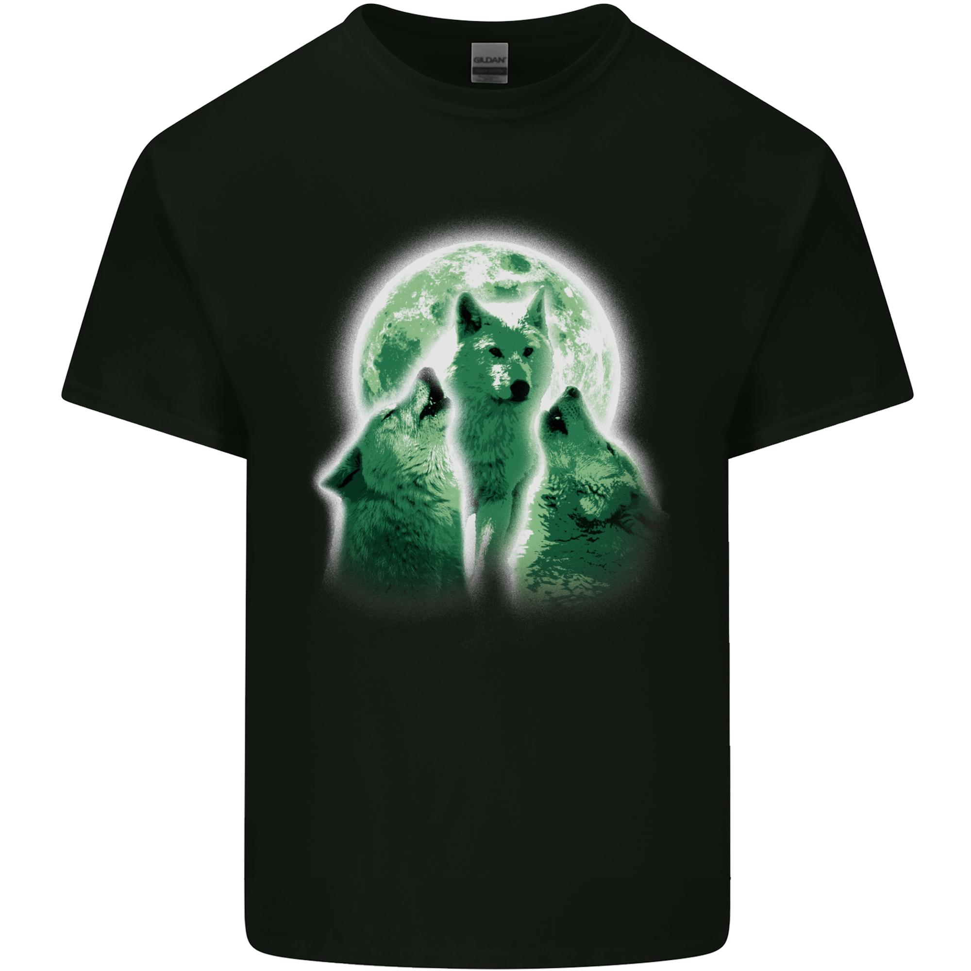 A Howling Wolf Pack Unisexs Light Cotton TShirt S