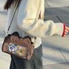SCIONE New Cat Ear Soft Cute Shoulder Bag Fashion Cartoon Crossbody Bag Personality Transparent Splicing Joker Crossbody Bag