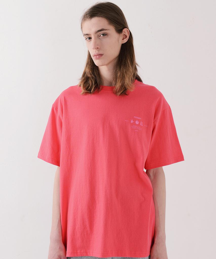 PEACE MAKER Pm Icon Tshirts (Coral)