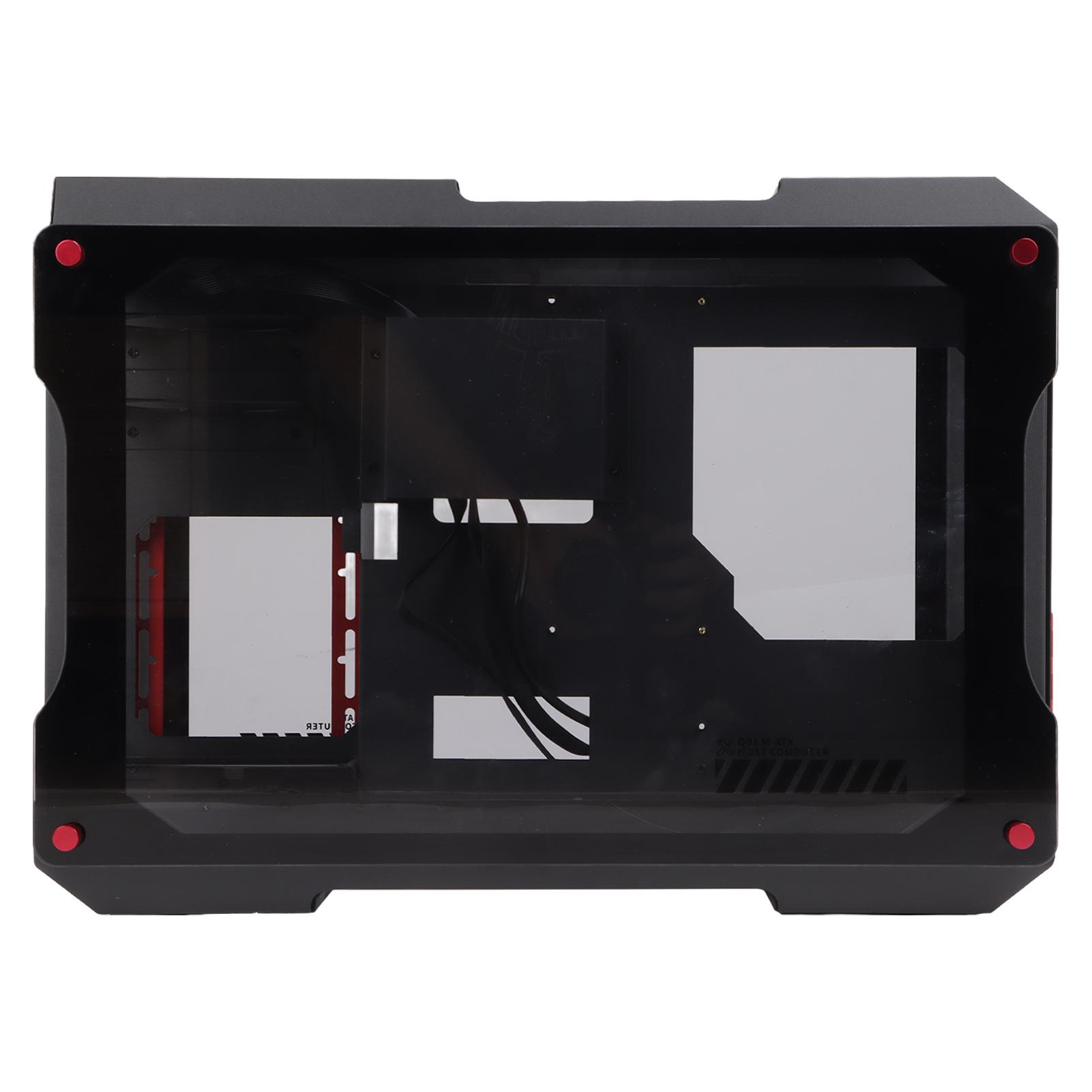 

Материнская плата настольного корпуса Mini полностью прозрачная открытая поддержка MATX материнская плата компьютер