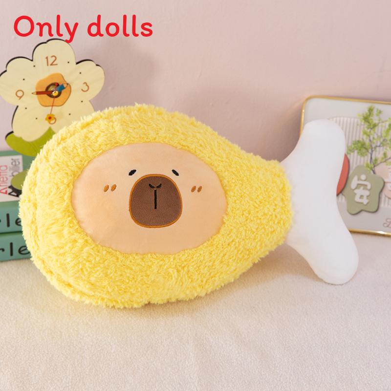 

Leg Capybara Chicken Plush Toys Animal Doll Shopping Mall Festival Gifts 45cm