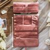 Velvet Embroidered Jewelry Roll- High-Quality Storage for Rings,Earrings, Necklaces & Bracelets: A Must-Have Accessory Organizer