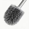 Toilet Brush And Holder Set Wall Mounted No Drill Quick Dry Dirt Resistant Deep Clean Bristles For Bathroom Toilet Bowl Cleaning