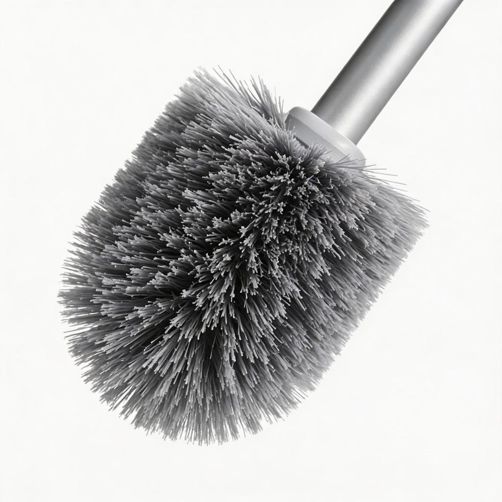 Toilet Brush And Holder Set Wall Mounted No Drill Quick Dry Dirt Resistant Deep Clean Bristles For Bathroom Toilet Bowl Cleaning