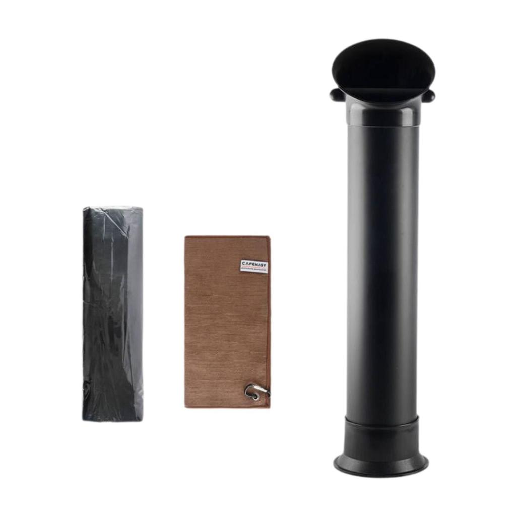 Espresso Coffee Knock Box Dump Bin for Coffee Grounds for Home Cafe Kitchen