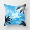 45X45CM Summer Beach Charming Landscape Pillowcase Palm Tree Plant  Bed Sofa Car Cushion Cover Home Decoration