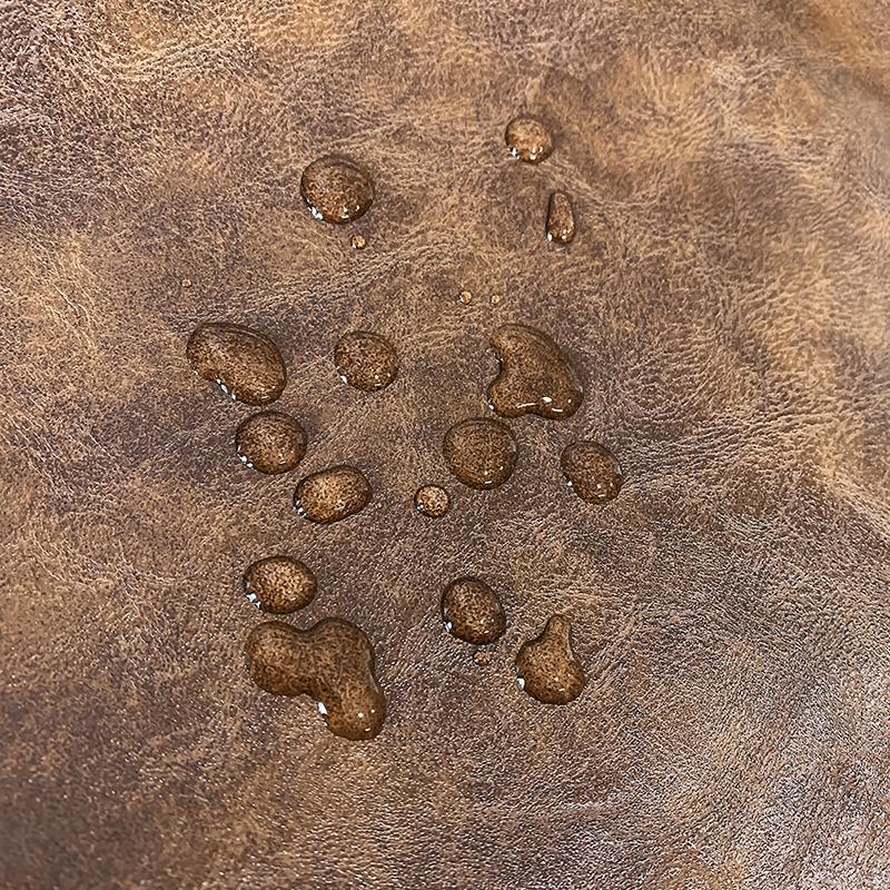 Plecak z miękkiej skóry Plecak męski Duża pojemność Torba na komputer Torba studencka do dojazdów Wodoodporna Jednolity kolor Torba podróżna