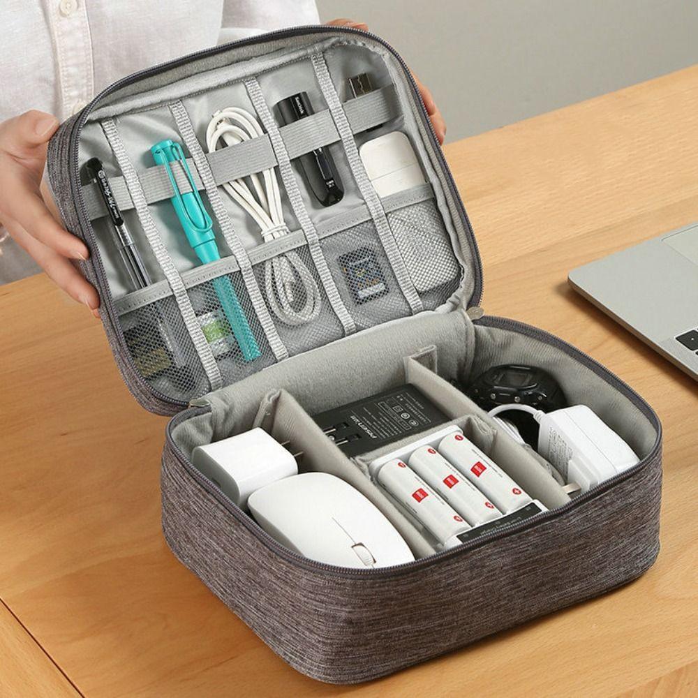 High-capacity Electronic Digital Bag Multifunctional Data Cable Organizer  Handbag