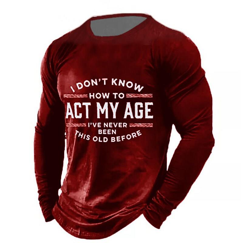 Tees Tops | Clothing | T-shirts | Shirt - Vintage Men's T-shirts 2023 3d Letter Printed