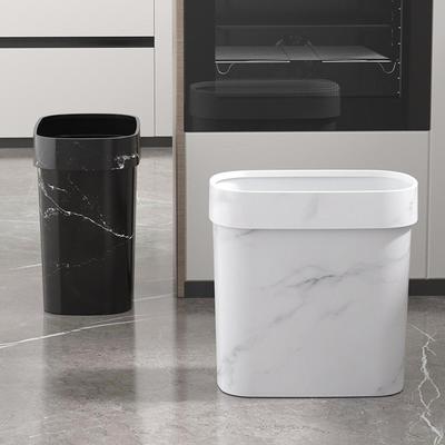 Wiederverwendbarer Marmor-Papierkorb für Wohnzimmer- und Studentenwohnheimbereiche