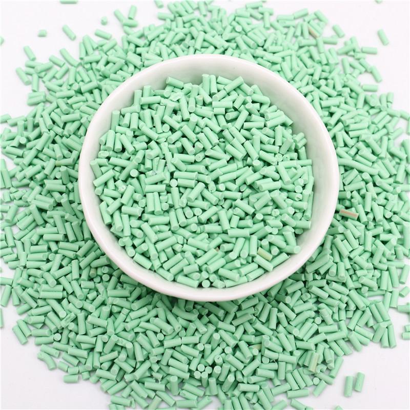 50g/lot Mix Colourful Cylindrical Strip Candy Polymer Clay Slices Sprinkles for DIY Nail Arts Kids  And Slime Filling