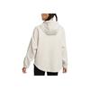 Nike Therma-Fit One Oversized Pullover Fleece Hoodie Women Hoodies Light-Brown White FV8077-104