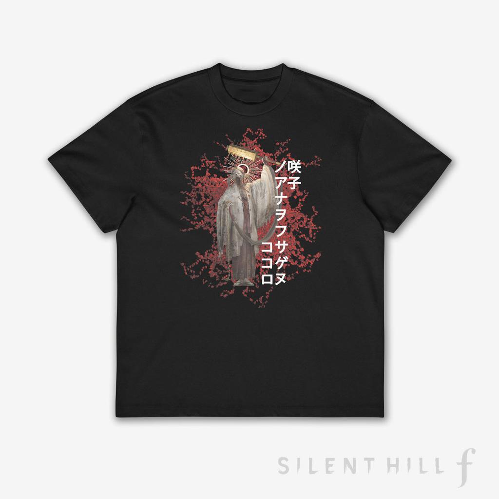 SILENT HILL F Sakuko T-shirt Hommes Femmes Manches Courtes Street Hip Hop Surdimensionné Y2k Décontracté Coton T-shirts pour Hommes Femmes T-shirts Vêtements