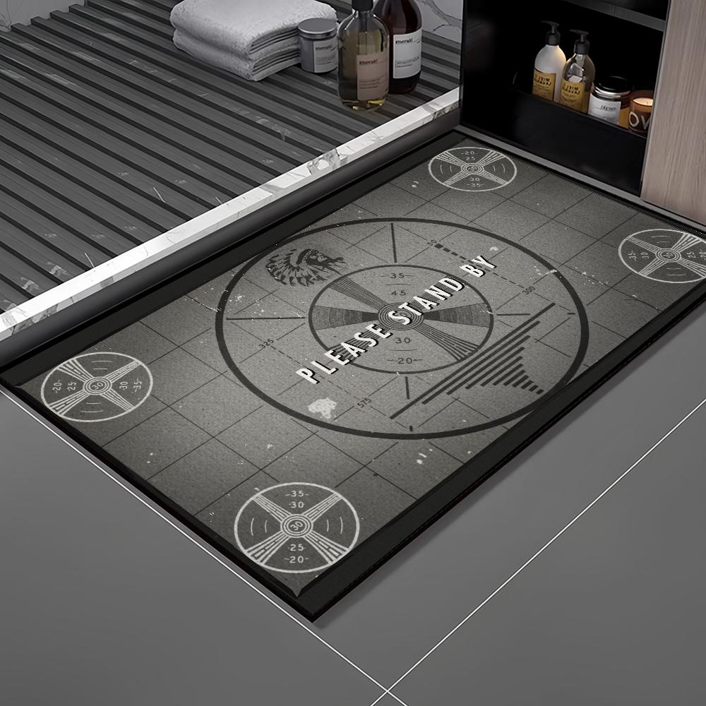 

Door Mat For Bathroom Decoration Fallout Room Decor Tv Doormat Carpet Entrance Watch Welcome Bath Kitchen Rug SJR40x60CM