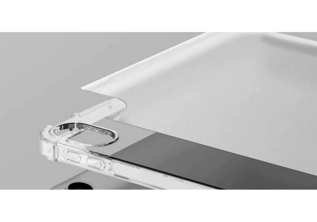 iPad Air102 Acrylic P1345 Curved Protective Case with Pen Holder