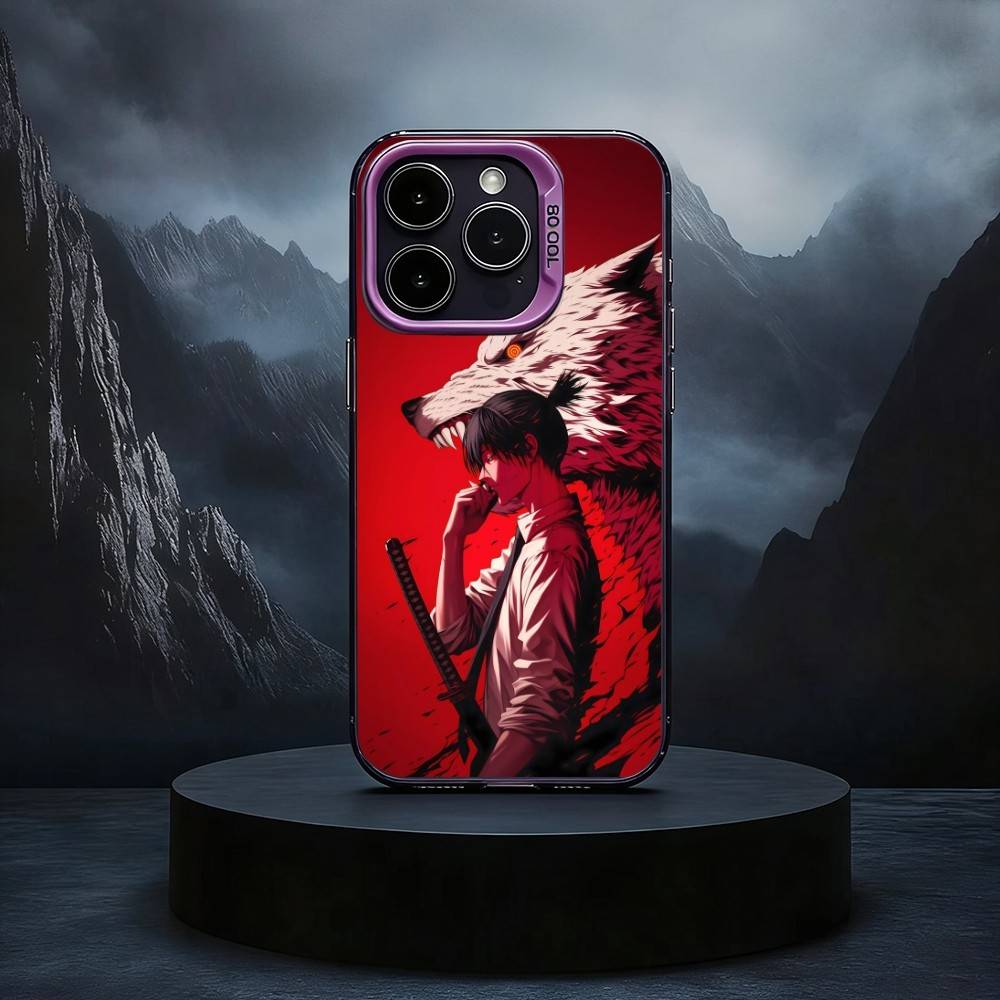 C-Chainsaw M-Man CM-ES Phone Case For iPhone17,16,15,14,13,12,11 Plus,Pro Max Black Candy silver phone case iPhone17PRO