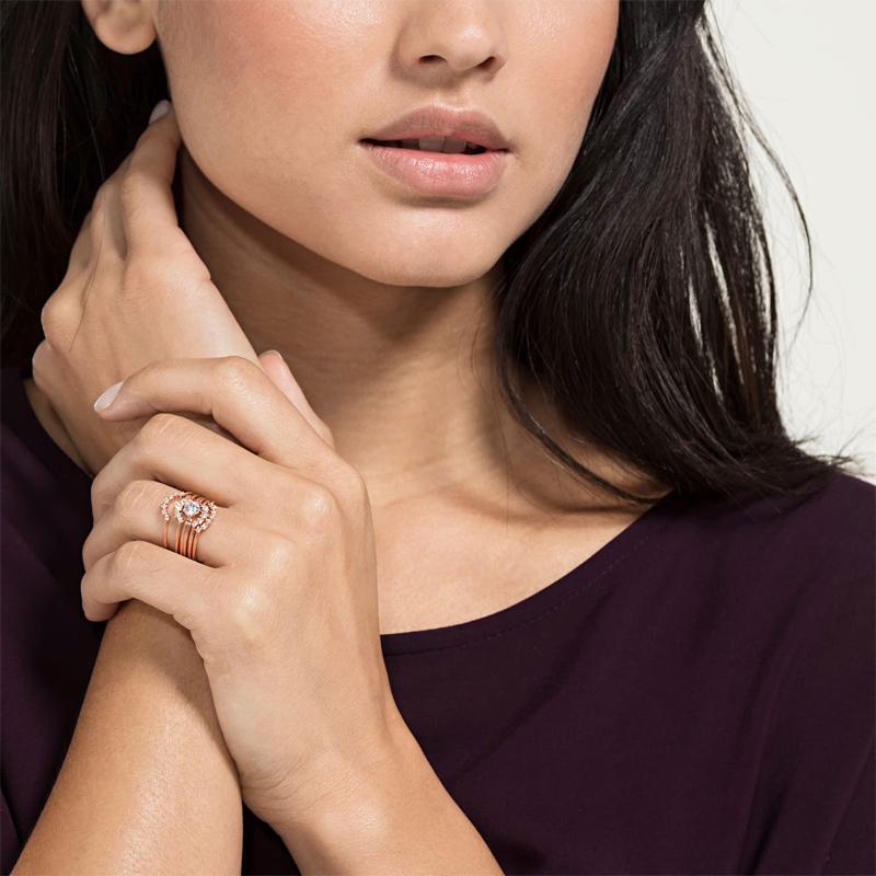 Swarovski Anillo de Capas Moonsun de Penélope Cruz Anillos para Mujer Oro Rosa 5486359