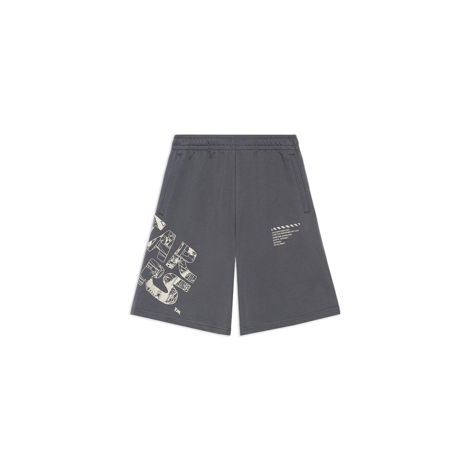 Li-Ning x Star Wars Graphic Shorts Storm Grey Men s AKSS499-3 M