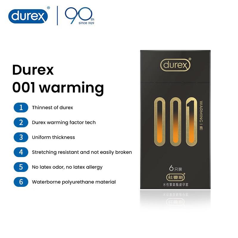 Durex 001 Series Waterborne Polyurethane Condom – WARMING