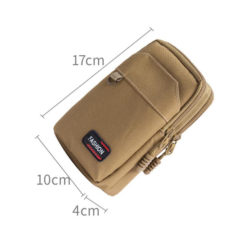 Nylon Bag Outdoor Molle Waist Fanny Pack Men Phone Pouch Camping Hunting Waist Bag Gear Purses