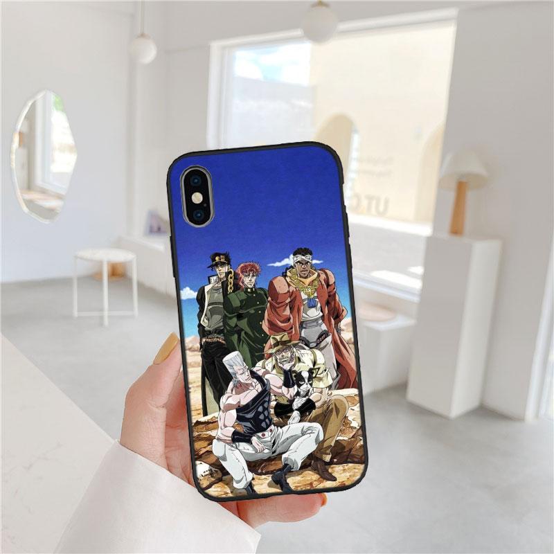 LO56 JoJos Bizarre Adventure Soft Shell Phone Case for Xiaomi Poco C40 C50 C51 C55 C65 C71 C75 F3 F5 F6 F7 M2 M3 Pro Ultra