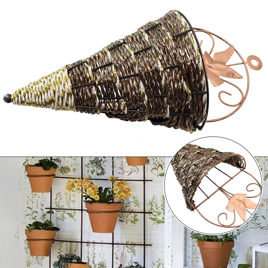 1pc Flower Basket Hanging Basket 30*14cm Recycled Plastic