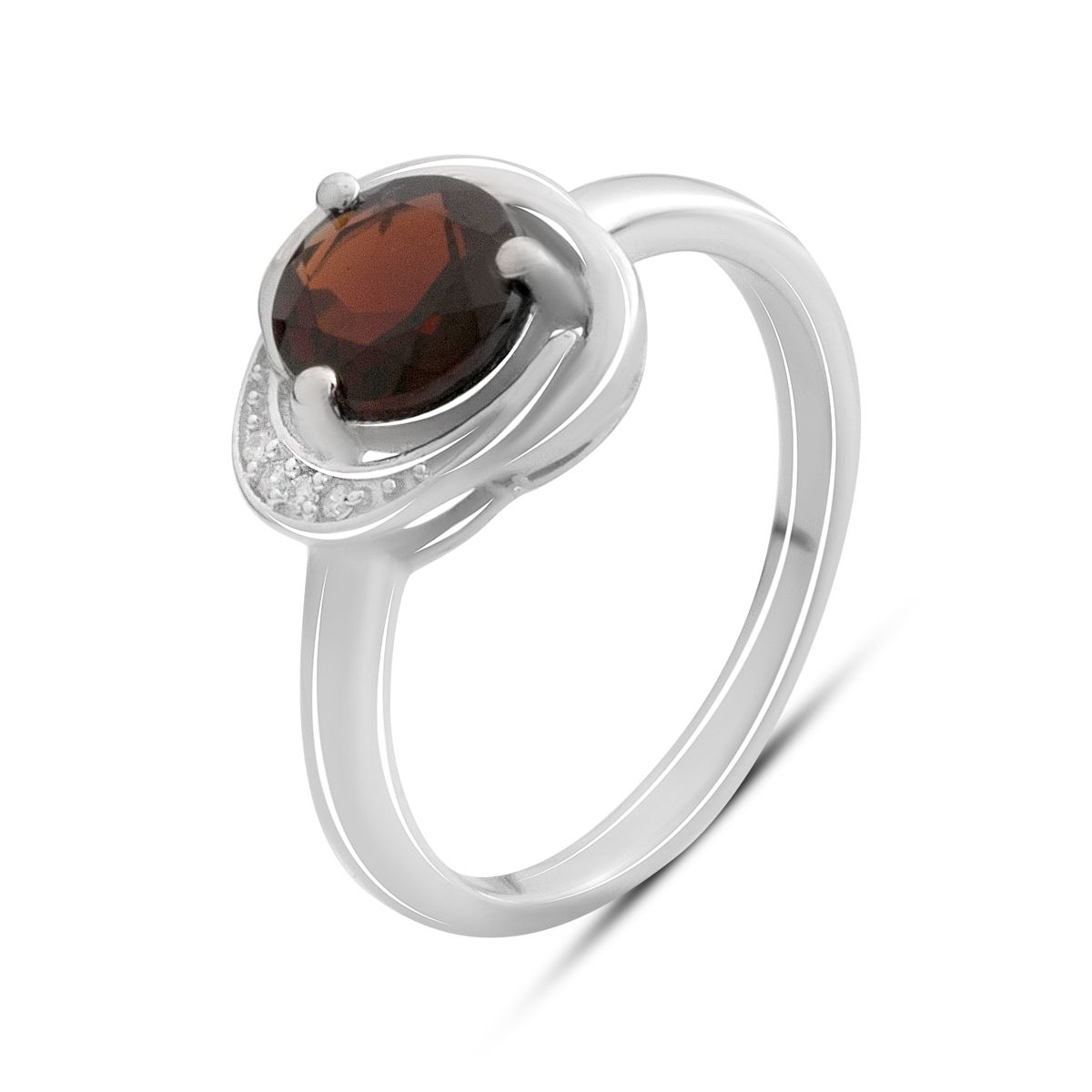 

Серебряное кольцо с натуральным гранатом 1.586ct, вес изделия 3,16 гр (2182047) 17.5