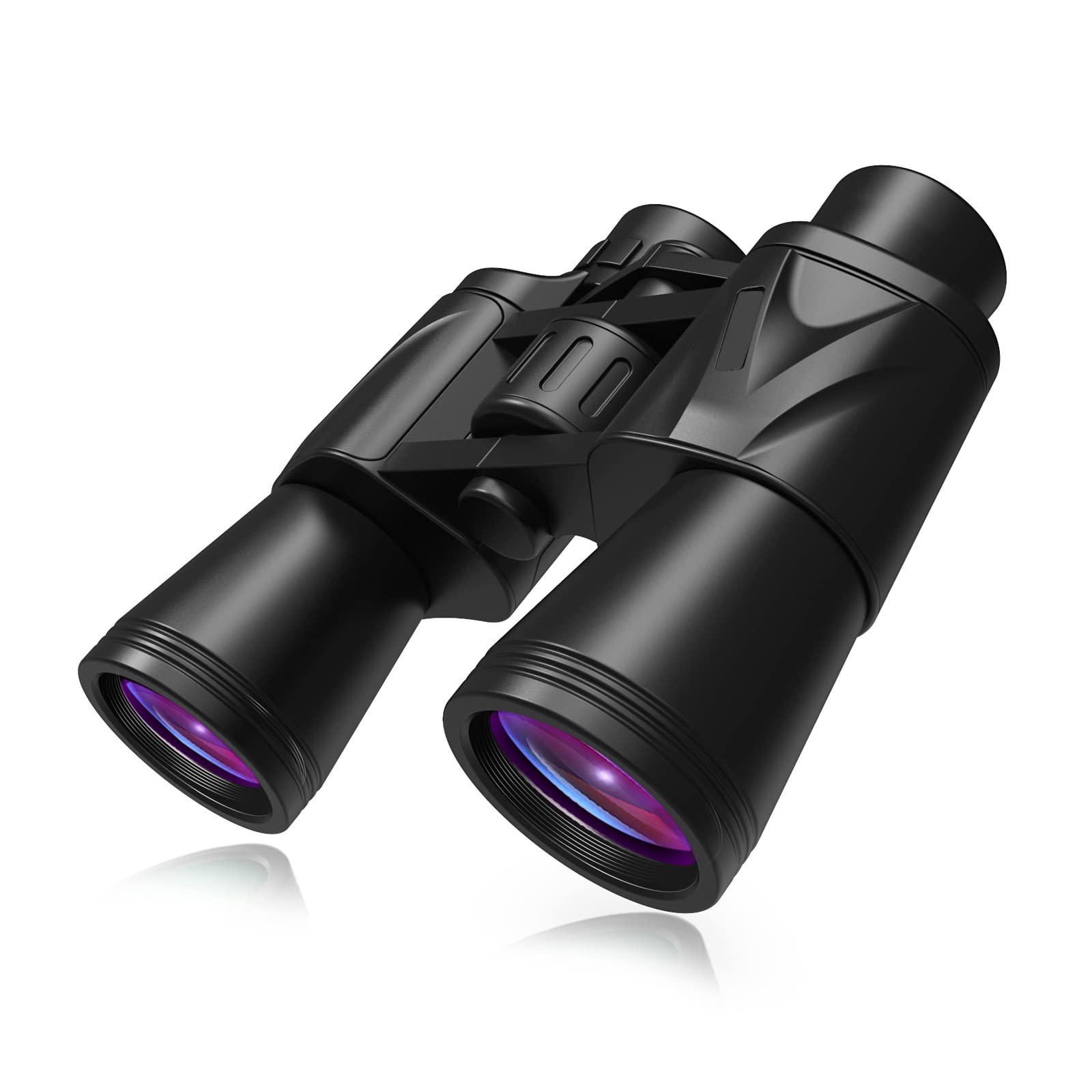 

SaiEL 12x50 Binoculars with 12x Magnification and 50mm Objective Lens for Animal and Stargazing High-Power Competitions, Observation, Concerts, чорний