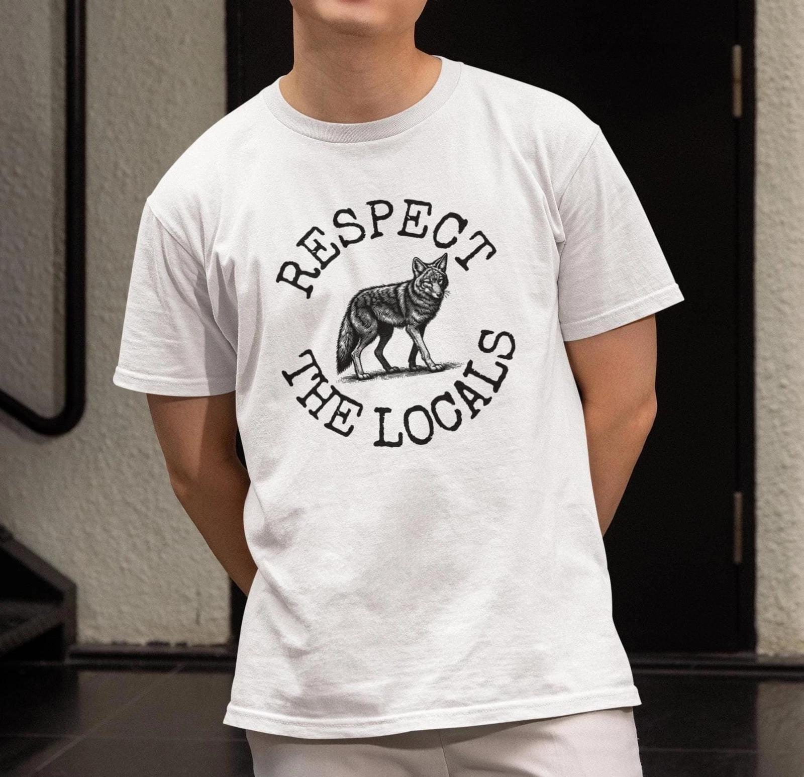 Respect the Locals Coyote T-shirt M
