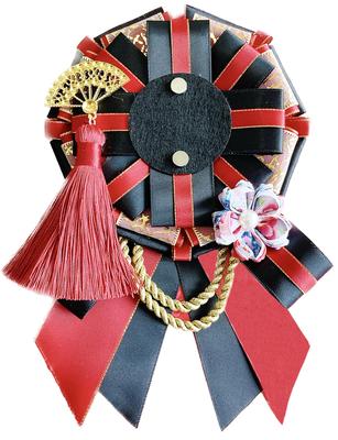 G-Trigger Japanischer Stil Ita Rosette, Dekorative Rosette, Abzeichen-Rosette, Verschiedene Teile, Kette, Band, Ita Tasche Dekoration, Lieblingscharakter,