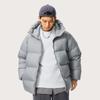 Li Ning Άνετο Ζεστό Casual Μπουφάν με Πούπουλα Ανδρικό Εξωτερικό Ρούχο Γκρι Επιφάνειας Σελήνης AYMU115-10
