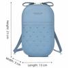 Round Zippered Crossbody Bag Large Capacity Mobile Phone Bag Classic Phone Shoulder Bag  Women Girl
