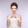 Lace Bridal Gloves Mitts Married a Short Paragraph Flowers Wedding Accessories