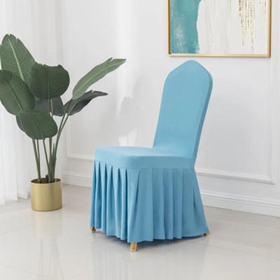 Coprisedie da Matrimonio 24 Colori Spandex Lycra Universale Coprisedia Arricciato Matrimonio Hotel Banchetto Decorazione Arricciato Spesso