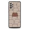 Custodia per Telefono per Samsung Galaxy A15 A13 A51 A71 A41 A31 A21S A03S A05 A35 A55 A23 A25 A33 A53 A73 5G Cover Gatto Nero Cartone Animato Carino