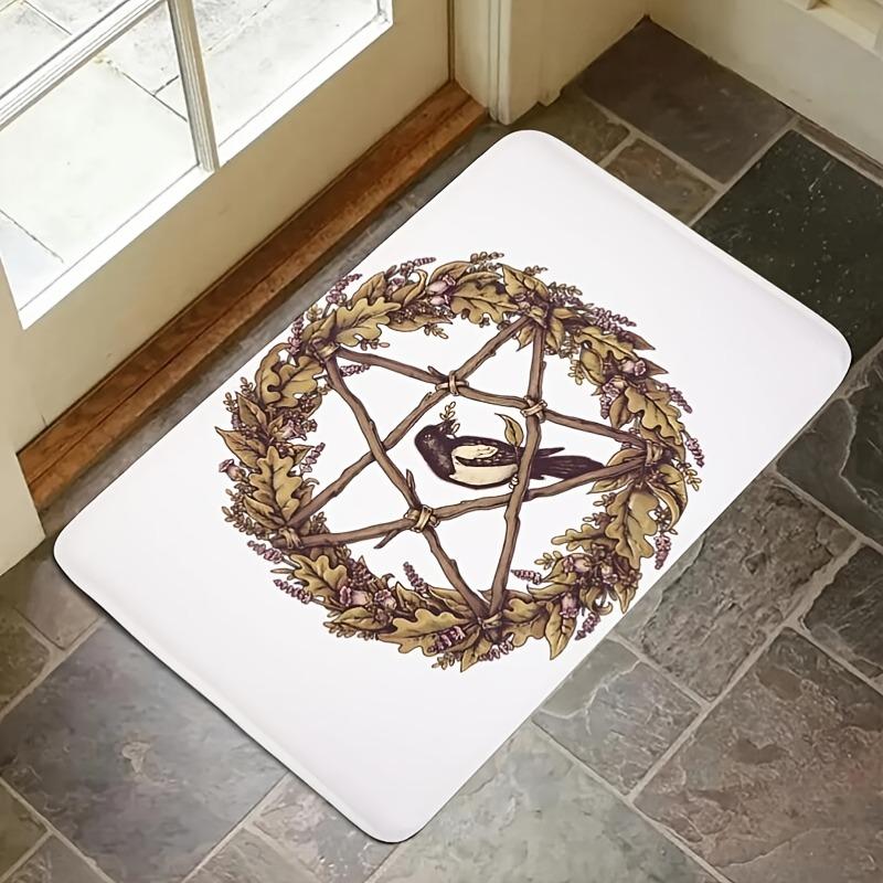 1PC Halloween Paw Kitchen Rug Non-Slip Door Mat Pop design Bathroom Rug Bath Mat Carpet for Home Sink Laundry Decor