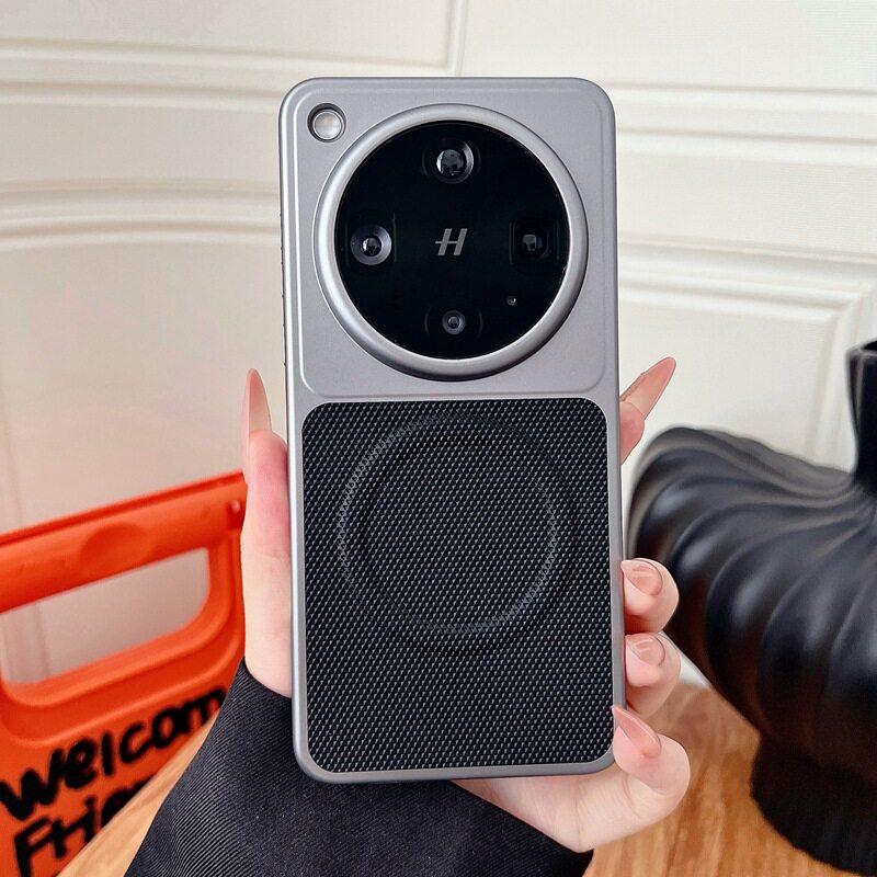 For OPPO Find X9 Ultra X9s Pro Case Fashion Matte Triangle Pattern For Magsafe Magnetic Anti Fall Cover For Find X9 Ultra Shell