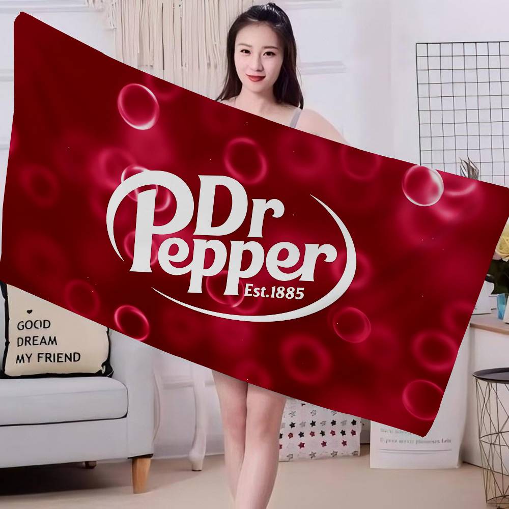 Erfrischungsgetränk Marke D-Dr P-Pepper Badetuch Mikrofaser Weich Wasserabsorbierend Atmungsaktiv Für Dekorative Cartoon Strandtuch
