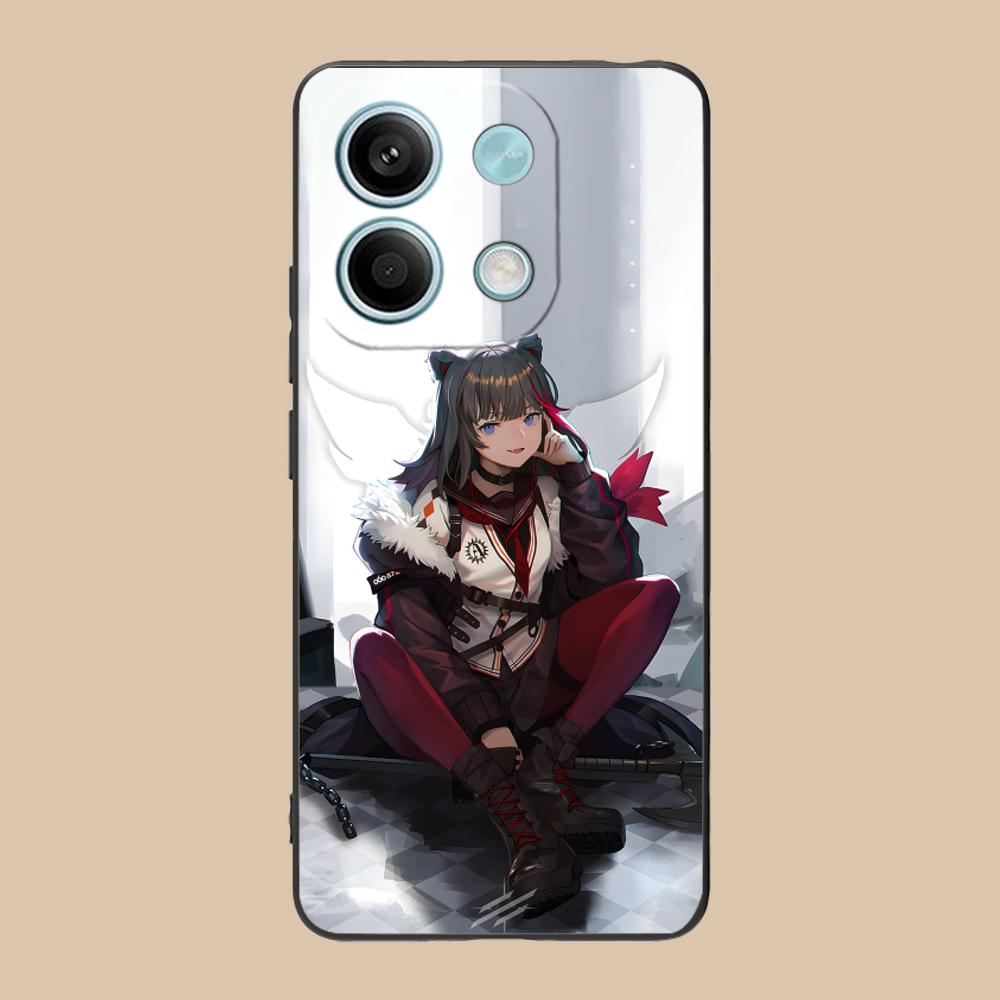 Arknights Zima Matte TPU Mobile Phone Case for POCO F8 F7 F6 F5 F4 F3 F2 Pro GT C75 C71 C65 C61 C40 Pro Ultra Colorful Cover