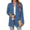 Women's Lightweight Cardigan Sweaters Open Front Long Sleeve Casual Loose Thin Cardigans With Pockets