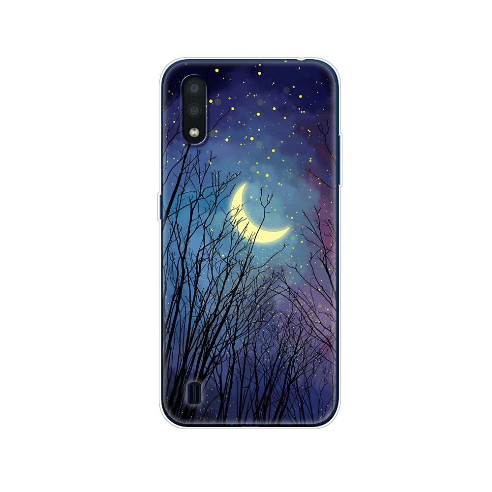 For Samsung M01 Case 5.7" Soft Silicon Tpu Cover For Samsung Galaxy M01 M 01 SM-M015FZBDSER M015 Phone Back Shell Bumper Funda