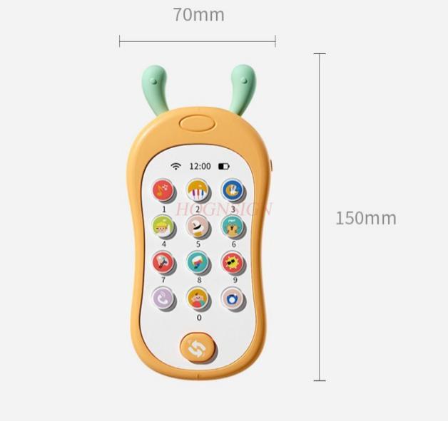 Children'S Mobile Phone Toys Boys Girls Babies Early Childhood Education Music Simulation Telephones Babies Can Chew