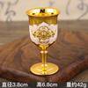 Elegant European Style Zinc Alloy Shot Glass Set Vintage Decorative Drinking Cup Home Bar Whiskey Liqueur