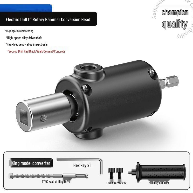 High-Power Lightweight Electric Hammer Drill for Concrete and Cement Walls