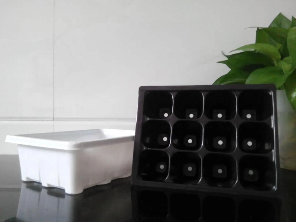 New Mini Greenhouse Germination Kit for Seeds Growing Starting 12 Holes Seed Starter Tray Plant Starter Kit Base Seedling Tray