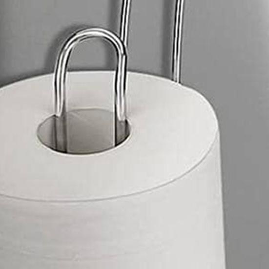 Yousheng Toilet Paper Holder for Toilet Tank No Drilling Paper Towel Holder Stainless Steel Removable Toilet Roll Holder for Renters Dorms Bathroom