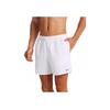 Nike Elastic Waist Solid Color Casual Shorts Men Bottoms White NESSA560-100