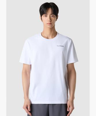 LECOQ Uni Le Fresh Letter Short Sleeve T-Shirt - White Qr123Ers21 (Type A)