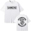 2026 Hot Sale Sons of Anarchy SAMCRO Men Women T-shirt Luxury Brand Fashion Big Size Top Casual Short Sleeve Streetwear New Arrival Tee Loose Top